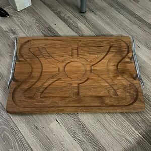 Vintage Marlboro wood western tray